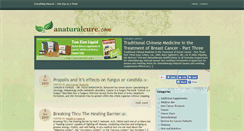 Desktop Screenshot of anaturalcure.com